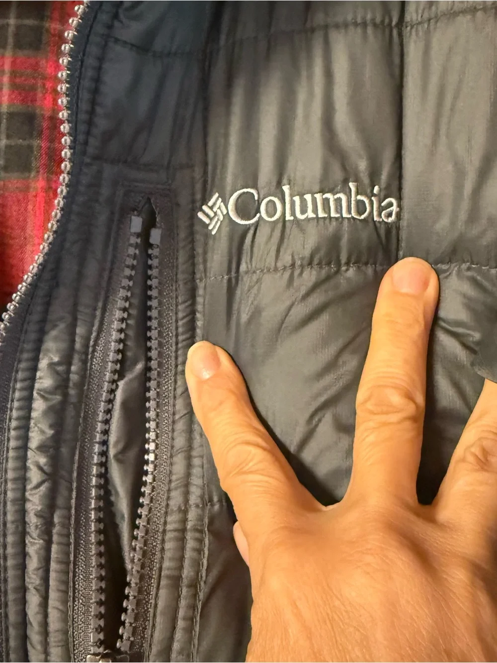Columbia insulated full plaid